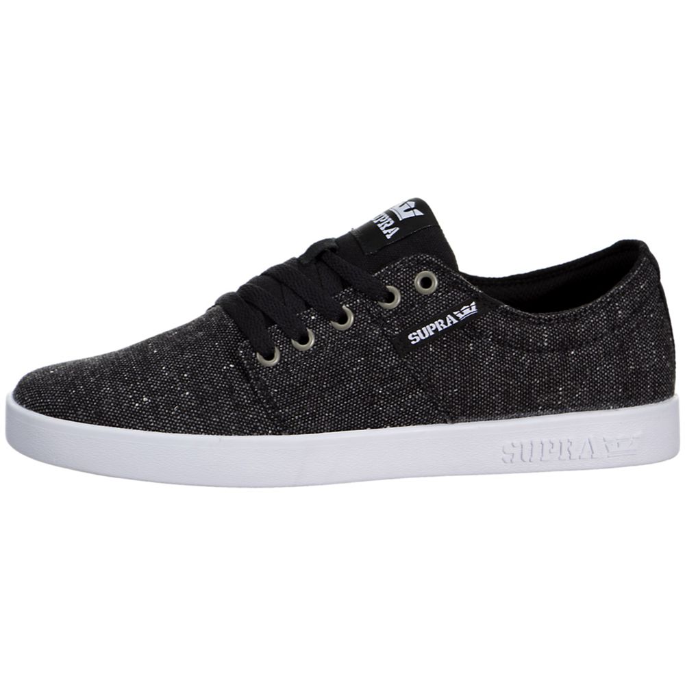 Baskets Basses Supra Stacks II Grise Grey/Black-White Homme | DLK-32308616